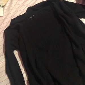 black cardigan